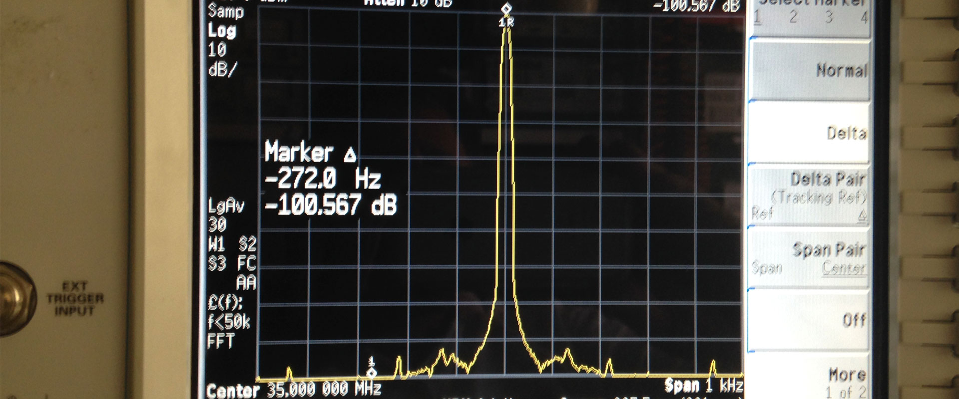 Purezza spettrale di HP 8663A